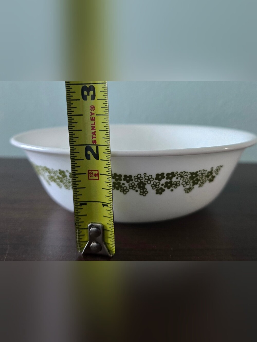 Set of 2 Corelle Green Spring Blossom Cereal Bowls Crazy Daisy 6.25" - Picture 5 of 8